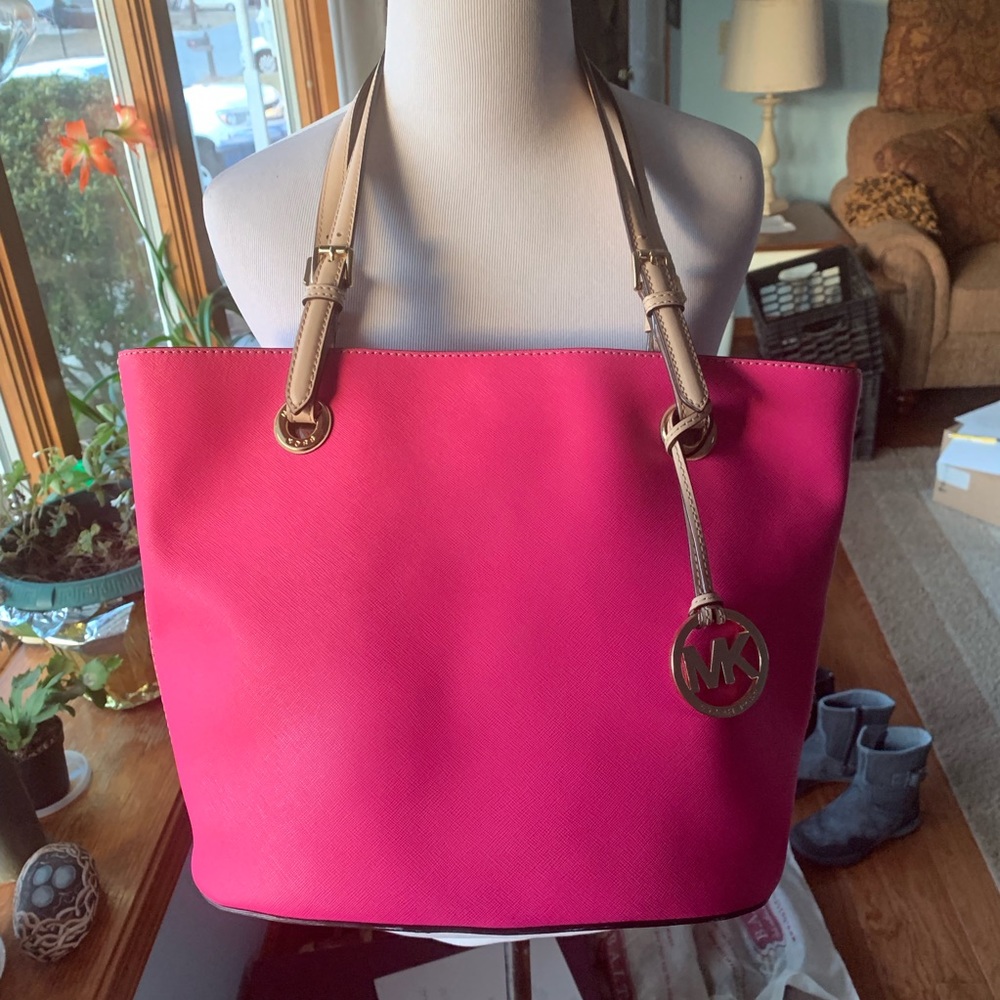 Michael Kors Hot Pink Shoulder Bag
